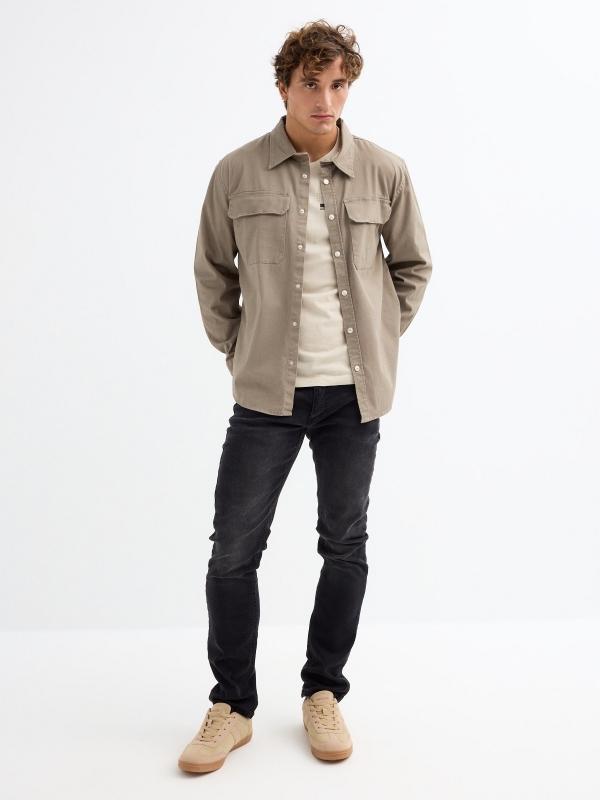 In side Camisa regular Oferta exclusiva