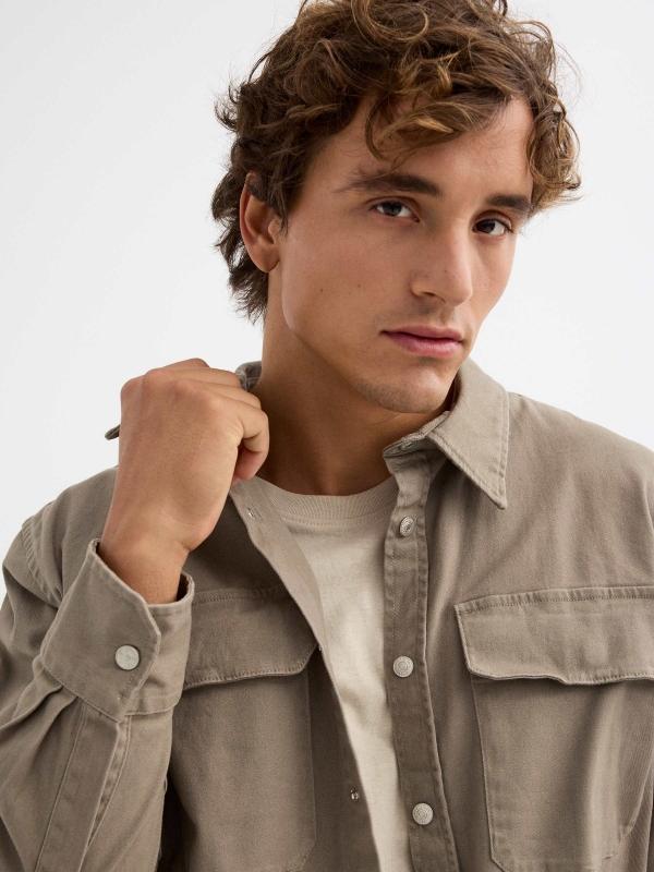 In side Camisa regular Oferta exclusiva