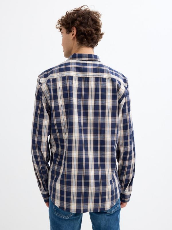 In side Camisa de cuadros con bolsillo Última moda