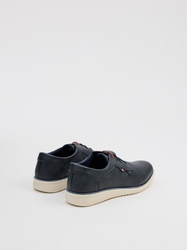 In side Zapato blucher azul marino Ofertas especiales