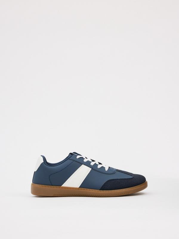 In side Zapatillas bajas retro azules
