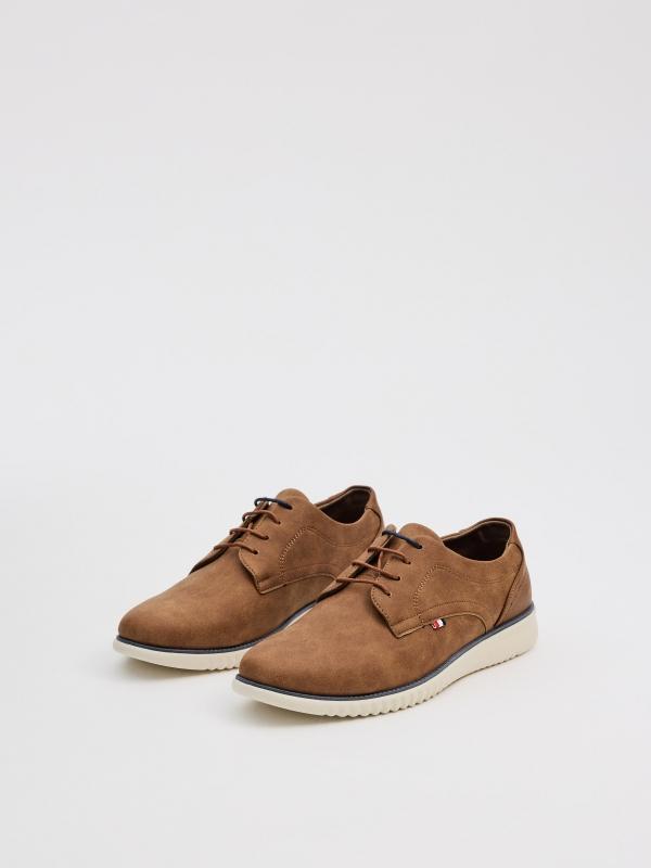 In side Zapato blucher marrón claro Ofertas