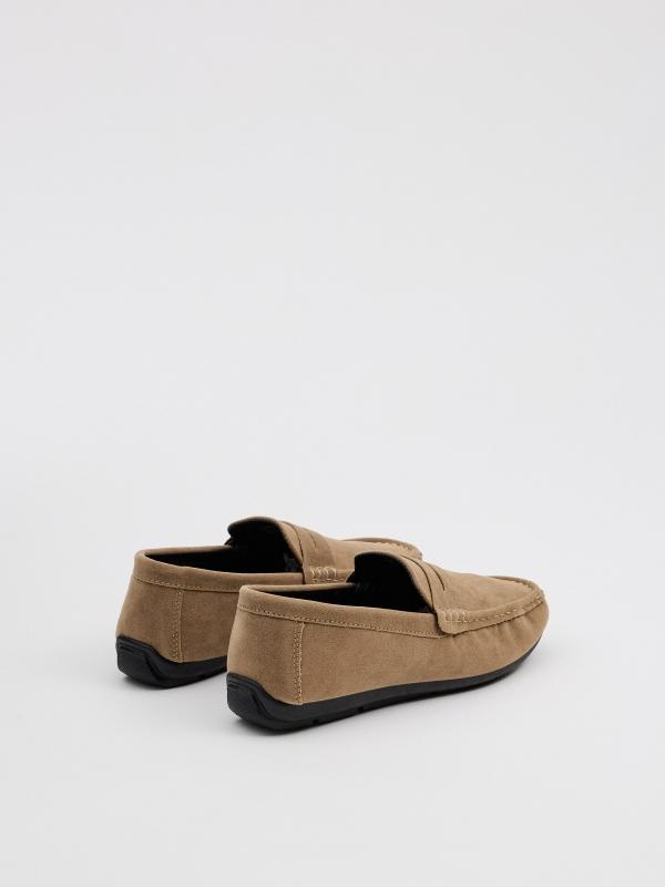 In side Mocasines microfibra arena Venta caliente