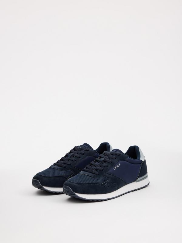 In side Zapatillas bajas casual azules Ventas relámpago