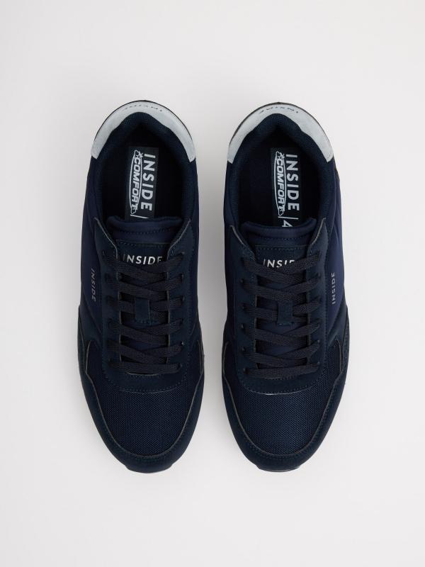 In side Zapatillas bajas casual azules Ventas relámpago