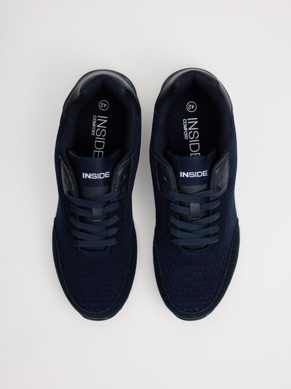 In side Zapatillas casual running azul oscuro Descuento