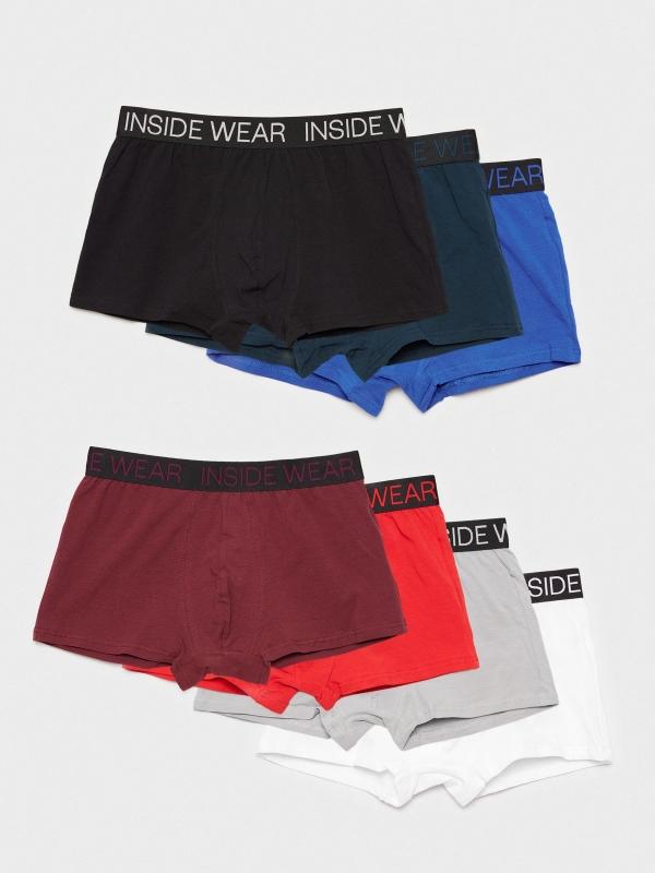 In side Pack 7 boxers básicos Oferta especial