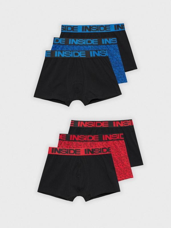 In side Pack 6 boxers INSIDE con contrastes COMPRAR AHORA
