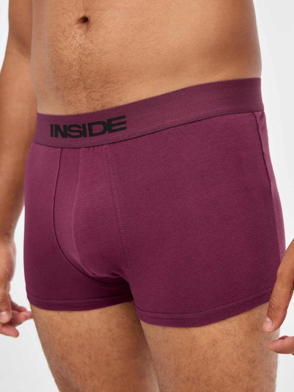In side Pack 6 boxers colores lisos Último día