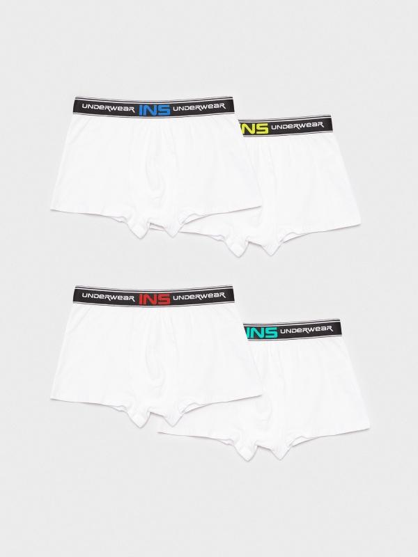 In side Pack 4 boxers blancos Solo queda un día