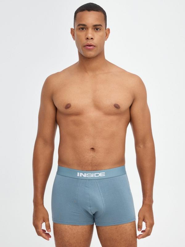 In side Pack 3 boxers tonos azules Superdescuento