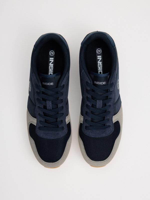 In side Zapatillas bajas casual Azul Marino Ahorra y exporta