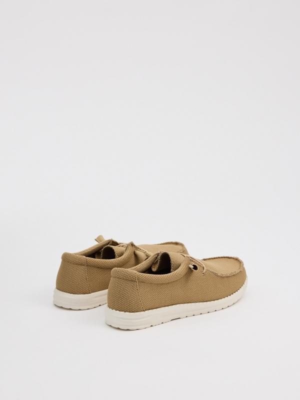 In side Zapato wallaby lona marrón claro Última moda
