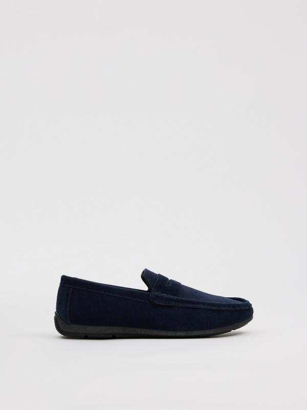 In side Mocasines microfibra azul marino