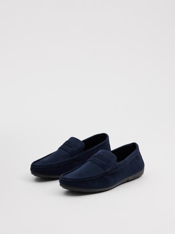 In side Mocasines microfibra azul marino Ofertas de temporada