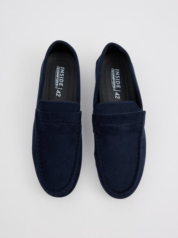 In side Mocasines microfibra azul marino Ofertas de temporada