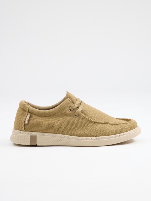 In side Zapato wallaby lona