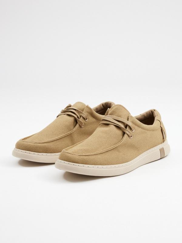 In side Zapato wallaby lona Ofertas especiales