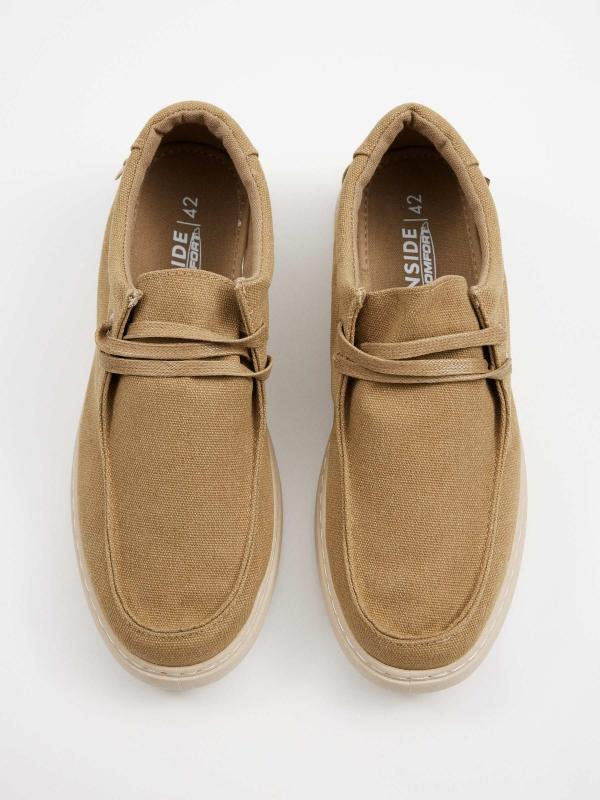 In side Zapato wallaby lona Ofertas especiales