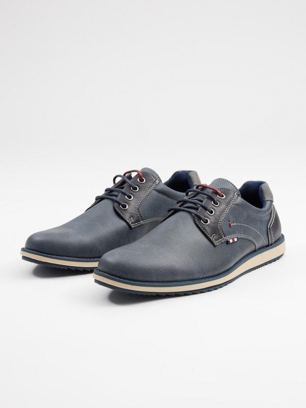 In side Zapato clasico blucher combina Grandes ahorros