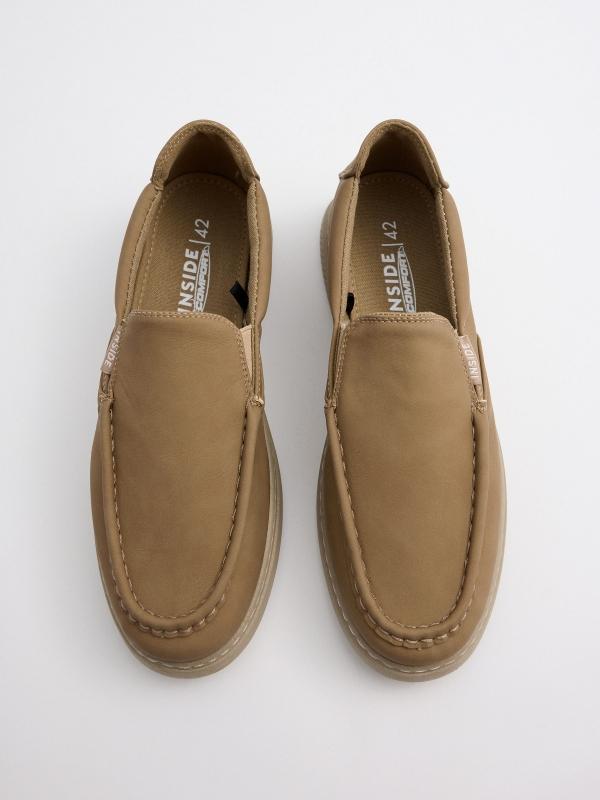 In side Mocasines camel Rebajas de fin de temporada
