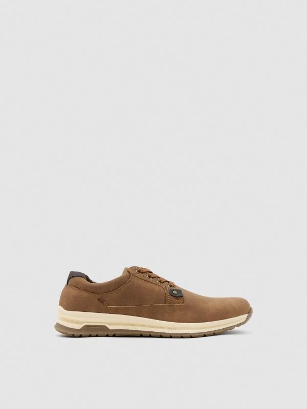 In side Zapato deportivo marrón Venta caliente