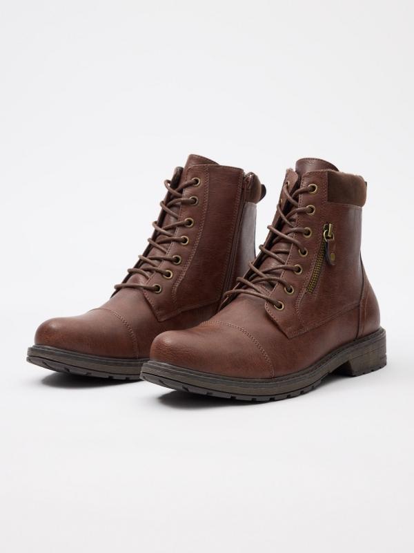 In side Bota polipiel cierre cremallera Mejor oferta