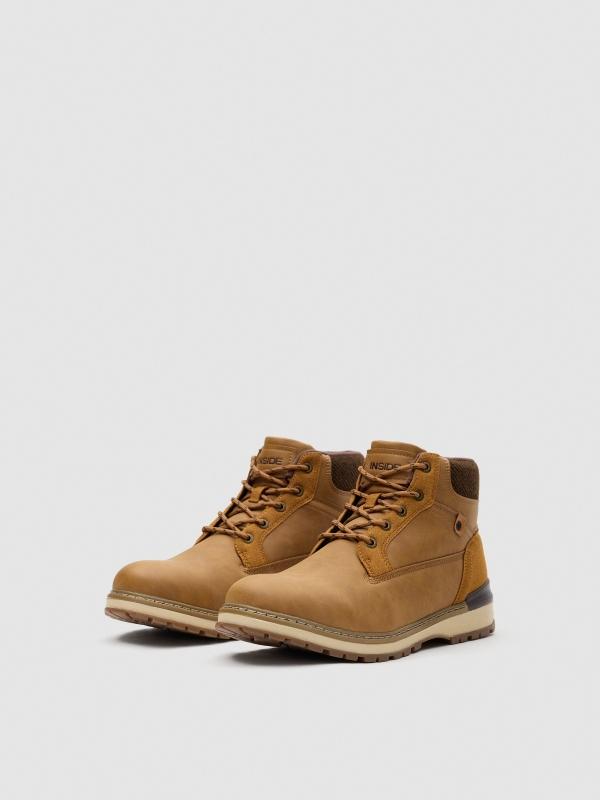In side Bota caramelo combinada Oferta especial