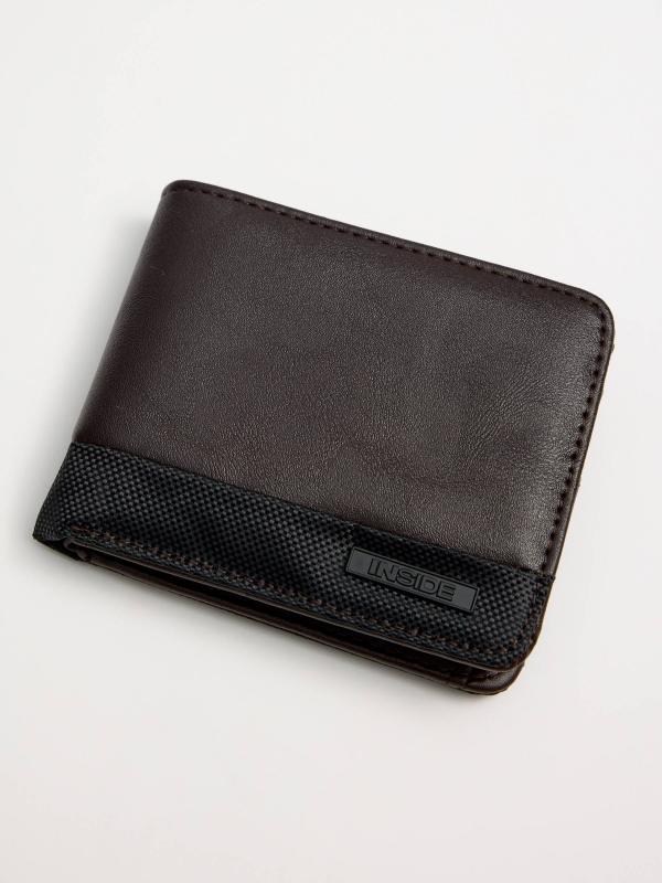 In side Cartera marrón efecto piel Promoción por tiempo limitado