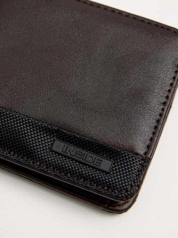 In side Cartera marrón efecto piel Promoción por tiempo limitado