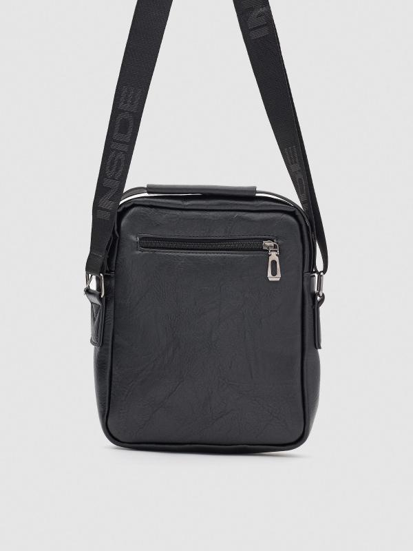 In side Bolso bandolera efecto piel negro Precios de Black Friday