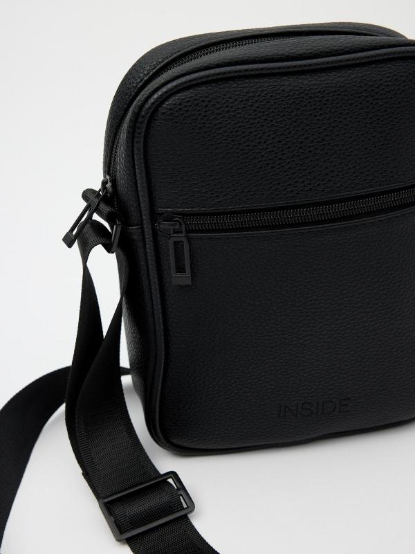 In side Bolso cruzado negro polipiel Oferta exclusiva