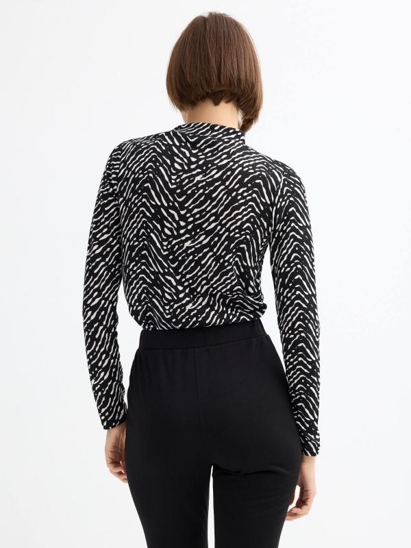 In side Camiseta perkins animal print Liquidación
