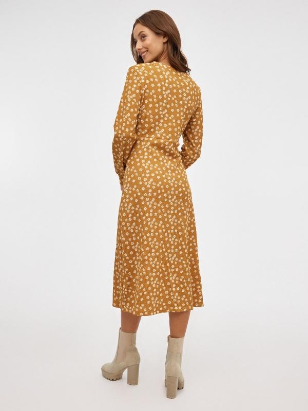 In side Vestido midi printed con abertura Envío internacional gratuito
