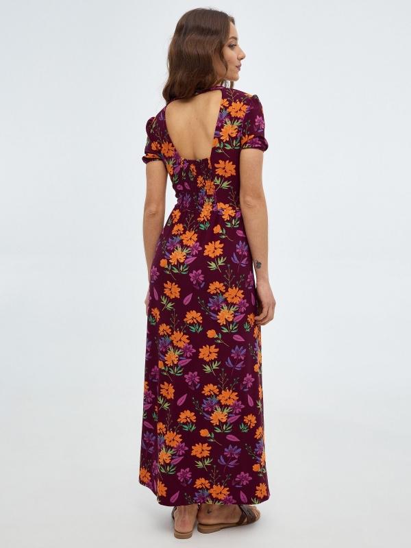 In side Vestido maxi estampado flores Descuentos del mes