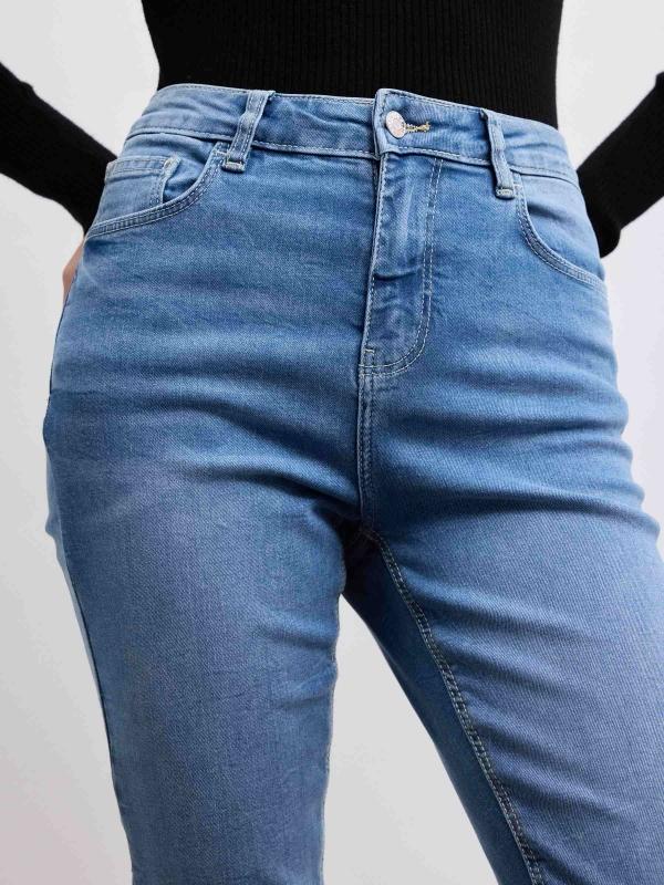 In side Jeans skinny de tiro medio Outlet
