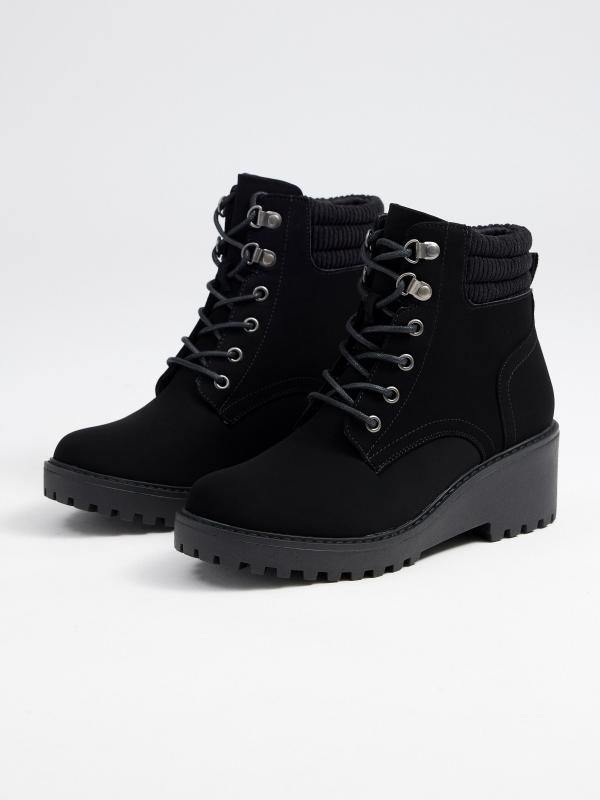 In side Botines con cuña estilo montaña En oferta