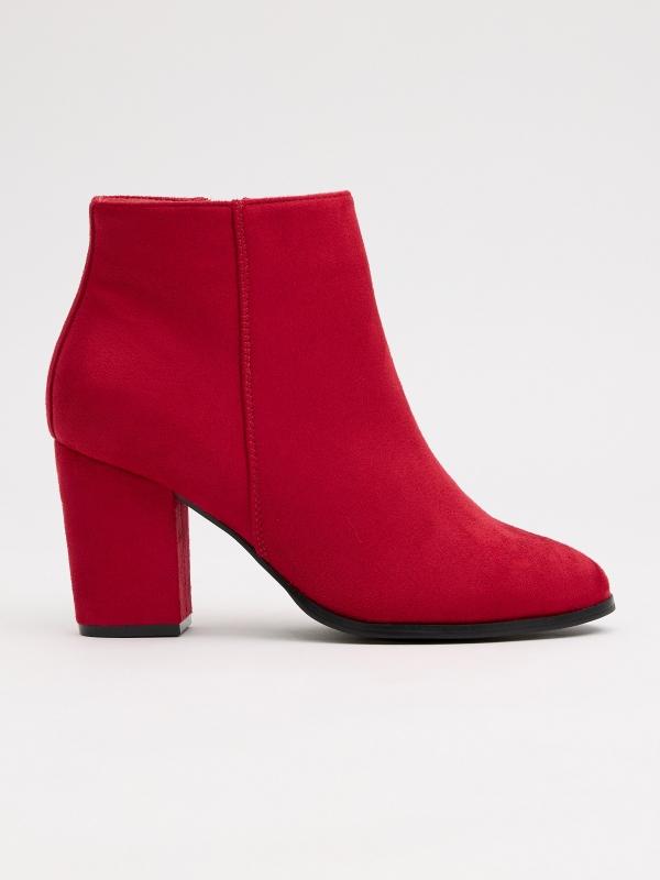 In side Botines básicos con tacón ancho Rebajas top