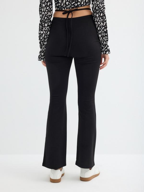 In side Pantalón flare lazada cintura ÚLTIMAS EDICIONES