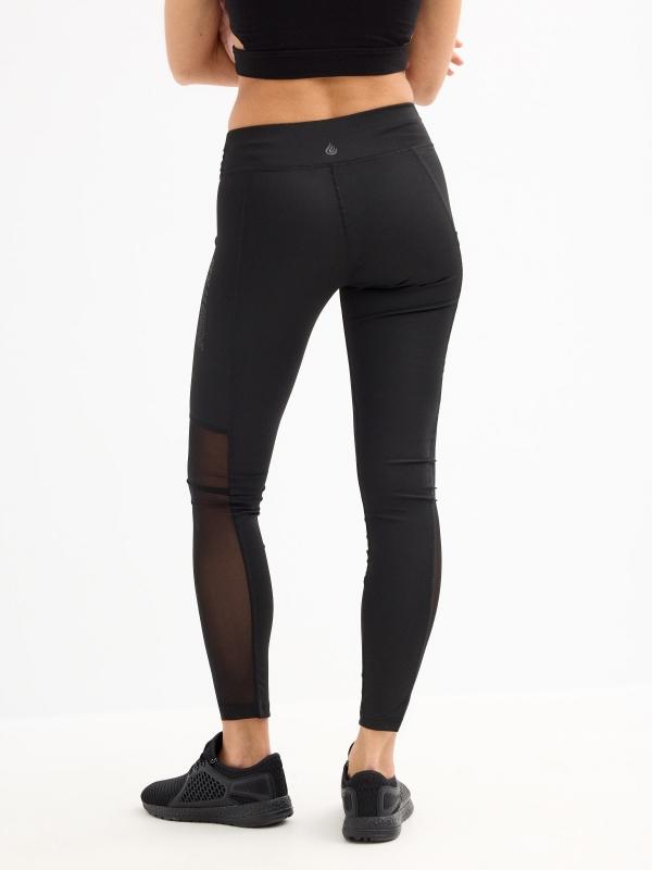 In side Leggings detalle mesh Grandes descuentos
