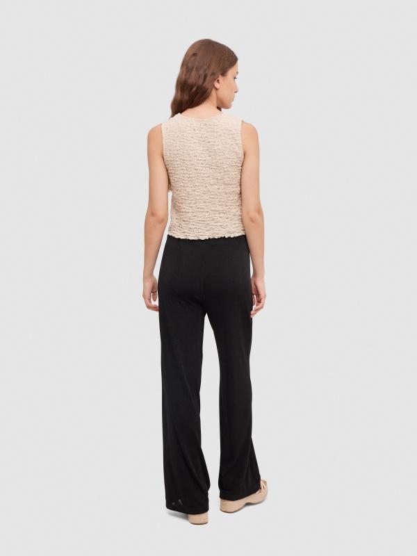 In side Pantalón culotte fruncido Liquidación