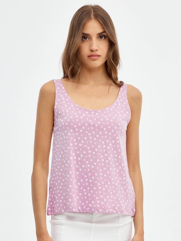 In side Camiseta de tirantes mini print Precio ultrabajo