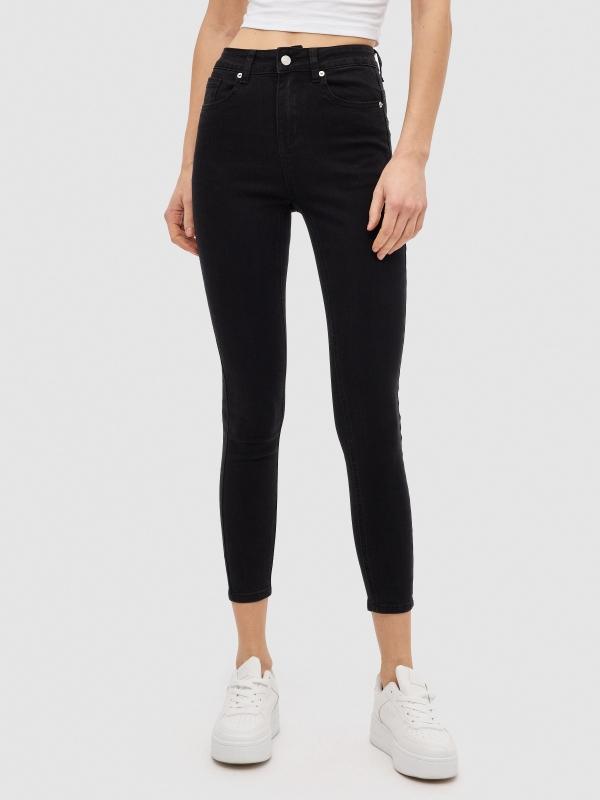 In side Jeans skinny push up denim negro Tienda