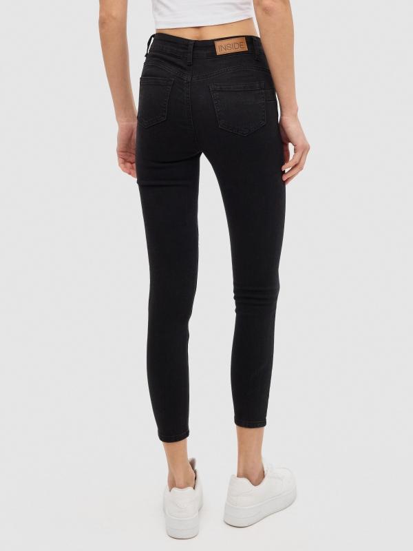 In side Jeans skinny push up denim negro Tienda