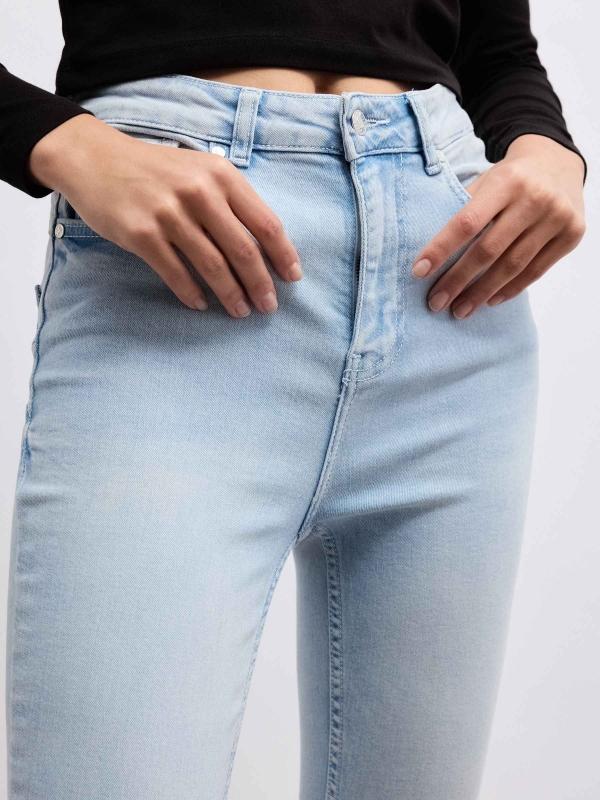 In side Jeans skinny denim tiro alto Oferta especial
