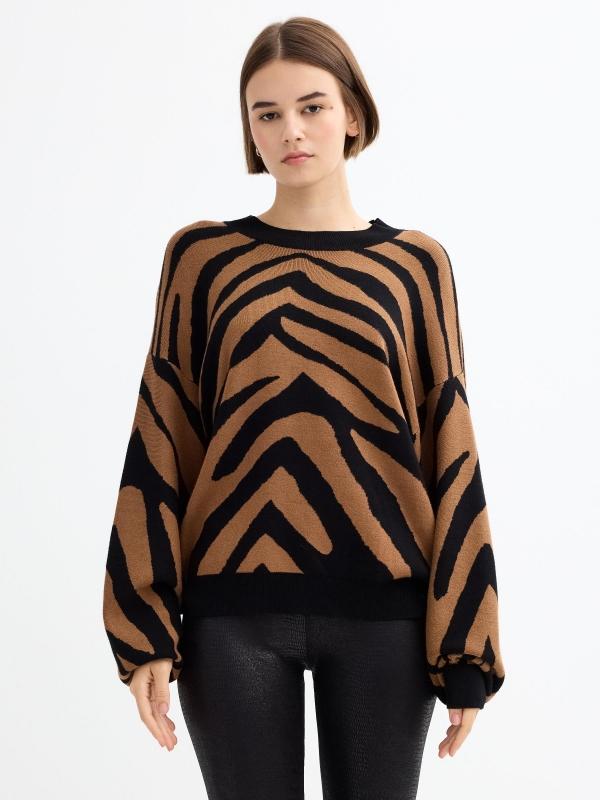 In side Jersey animal print jacquard Solo queda un día