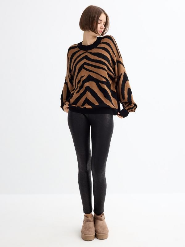 In side Jersey animal print jacquard Solo queda un día
