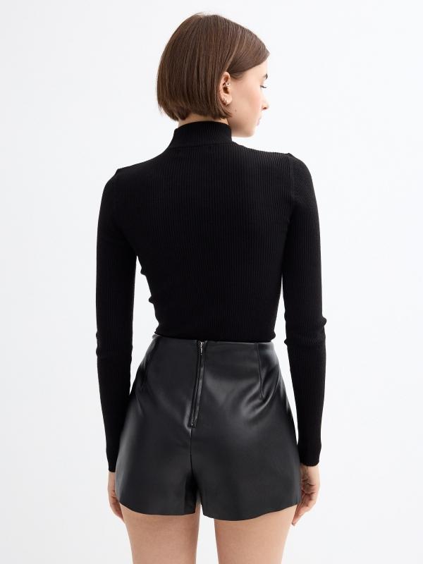 In side Jersey slim de cuello vuelto Superdescuento