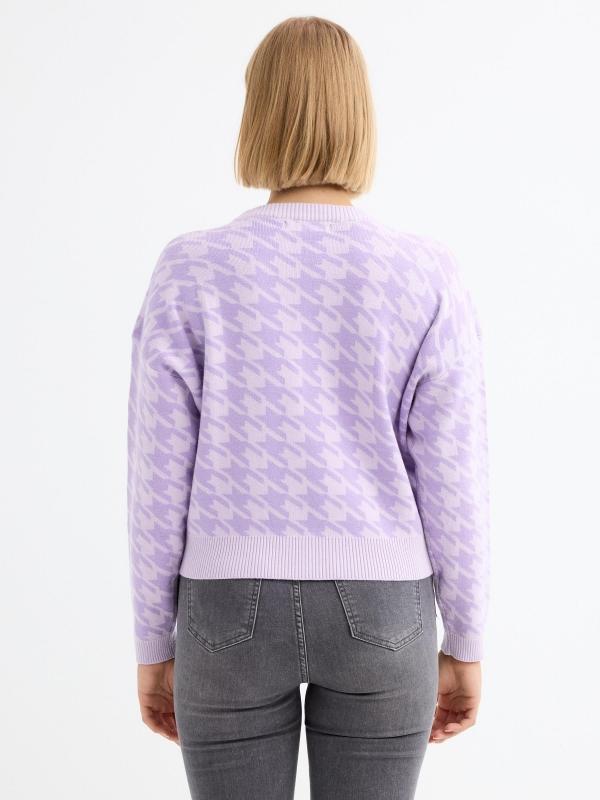 In side Jersey jacquard de pata gallo Oferta exclusiva