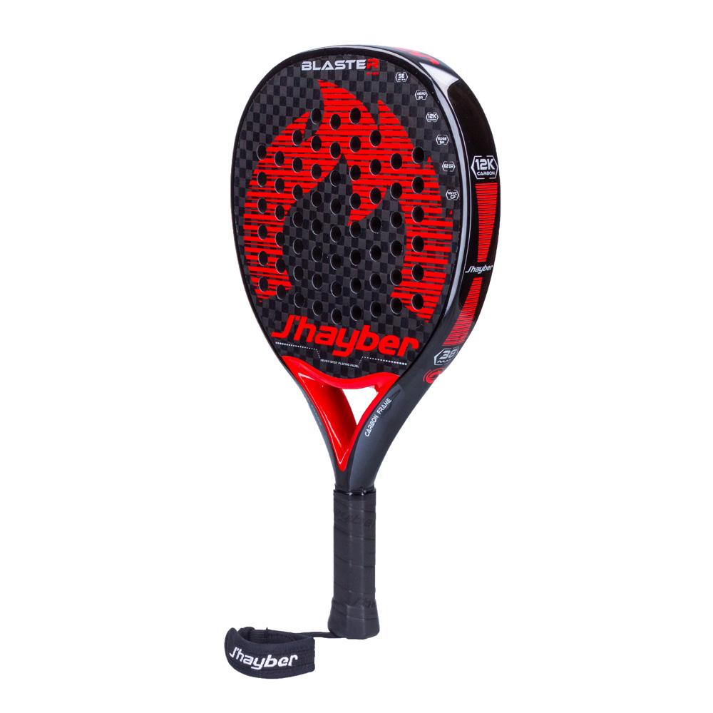 j'hayber Pala de pádel BLASTER-12K negra y roja Envío gratis